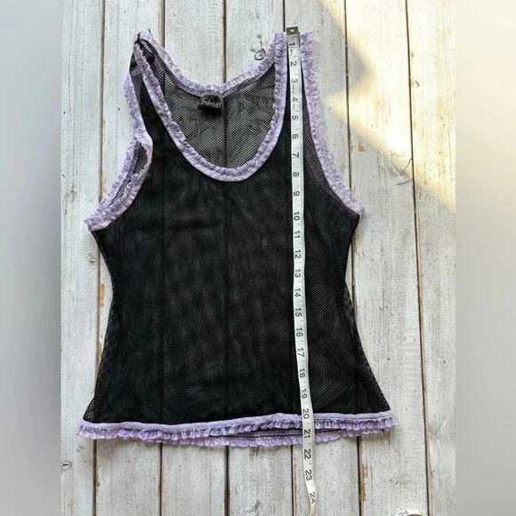 Frederick’s of Hollywood | mesh | ruffle | stretch | lingerie | M - Picture 3 of 8